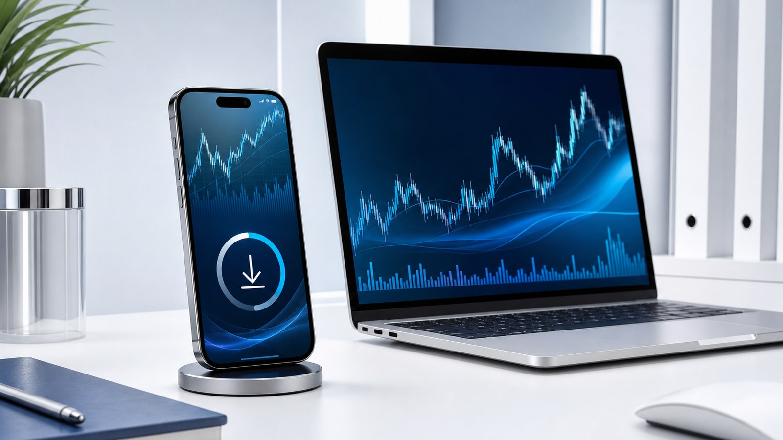 MT4 APP 关注与管理界面示意