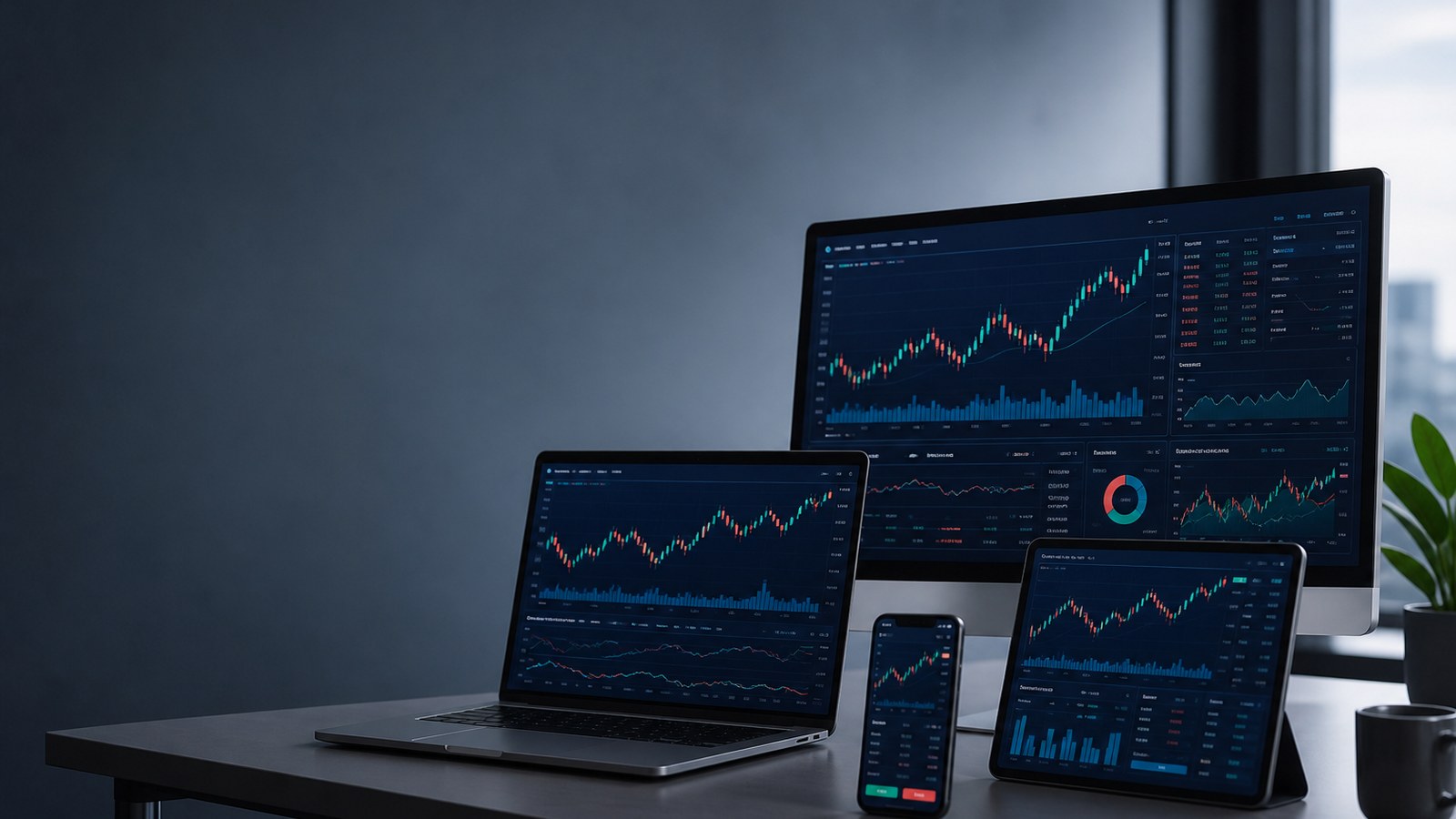 MT4 APP 品种与持仓界面示意