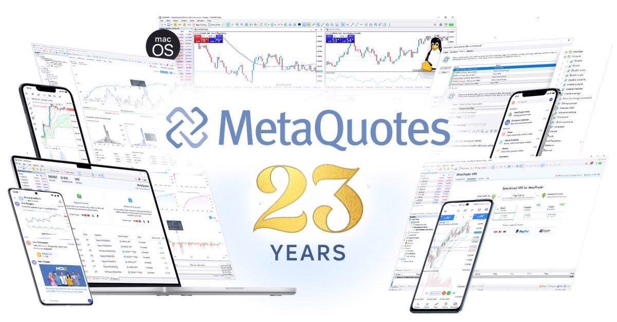 MetaQuotes成立23周年！（封面配图）